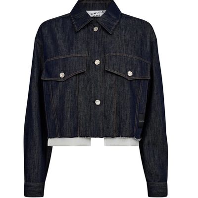 Haute L&#39;Amitie Denim Cargo crop dames shirt