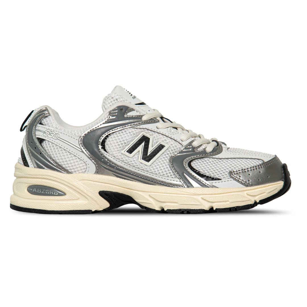 New Balance Silver Metallic Black U530 dames sneaker