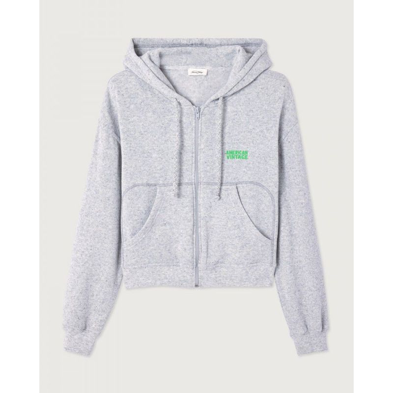 American Vintage grijs Evona dames sweater