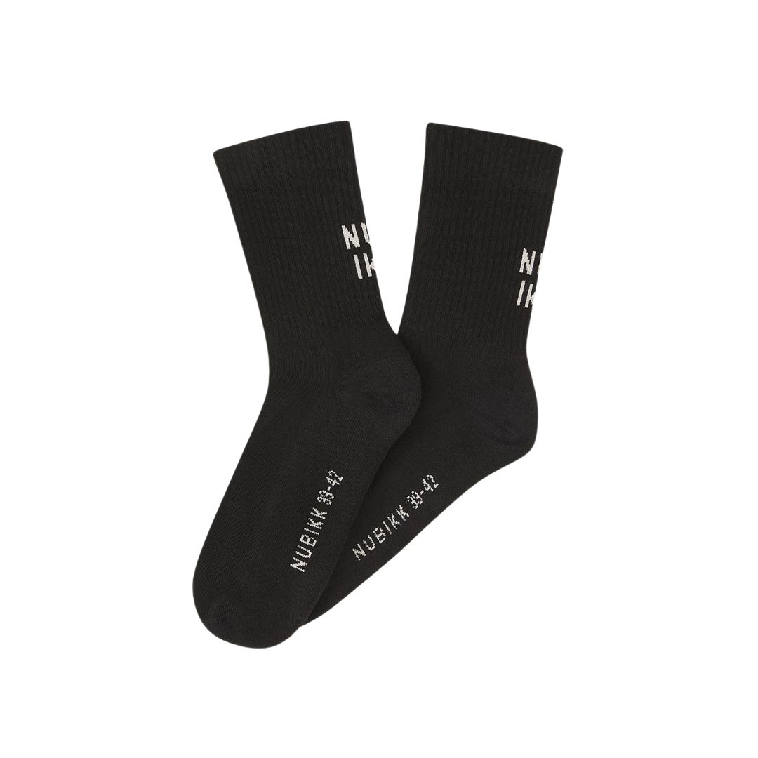 Nubikk zwart Nova sokken 2-pack