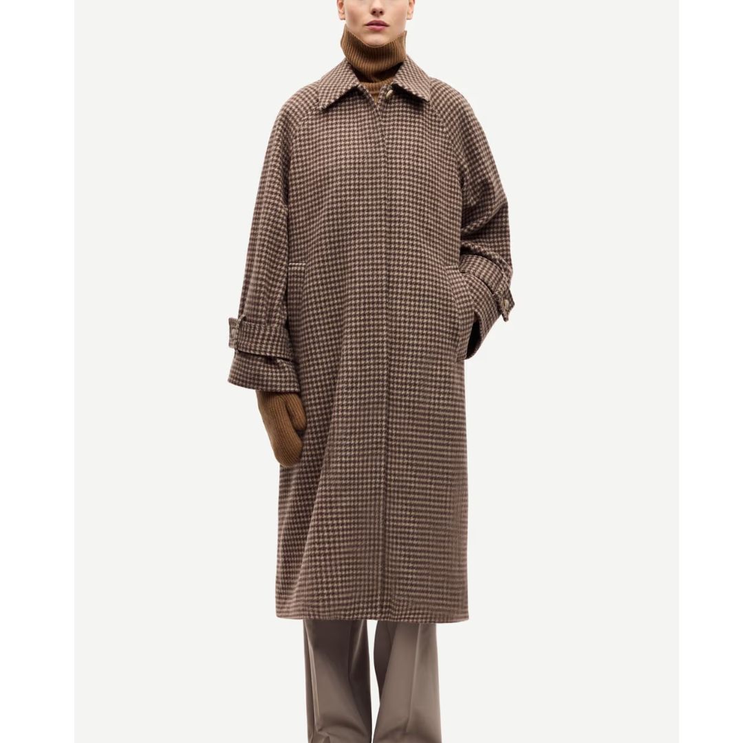 Samsoe Samsoe bruin Alma dames Coat 13183