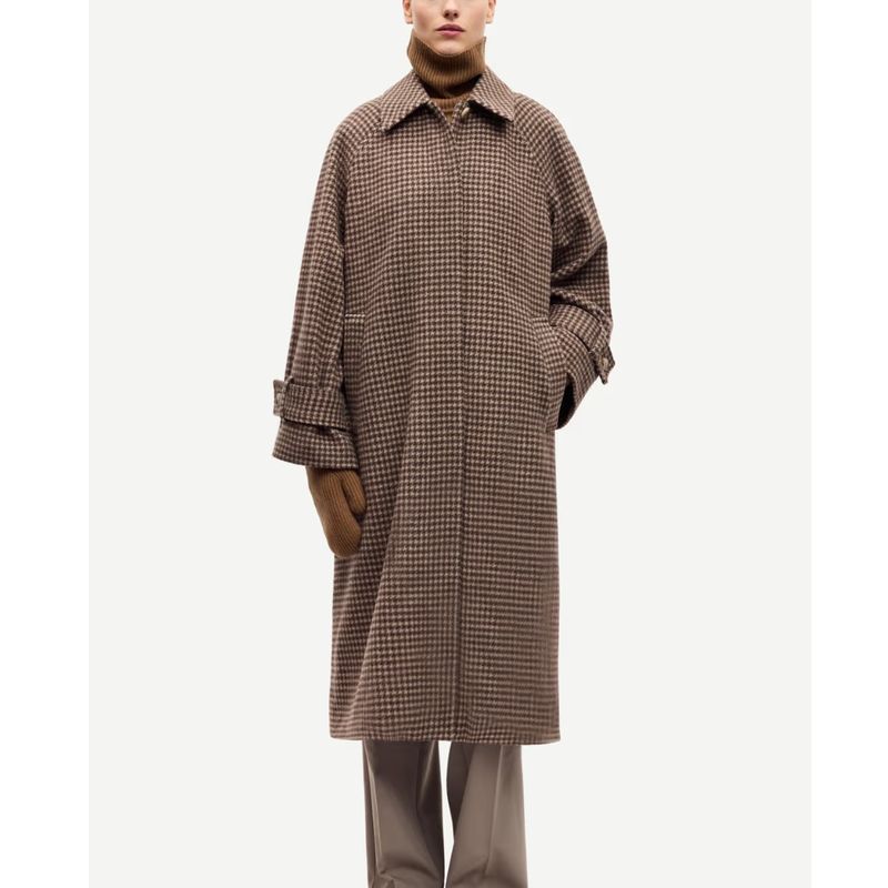 Samsoe Samsoe bruin Alma dames Coat 13183