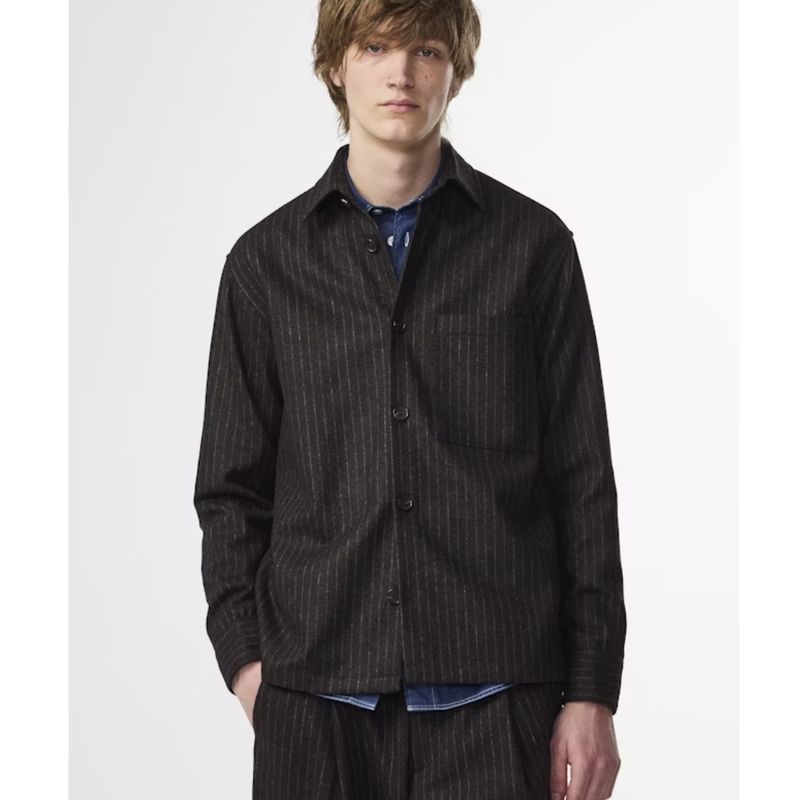 NN07 bruin Freddy 1630 heren Overshirt