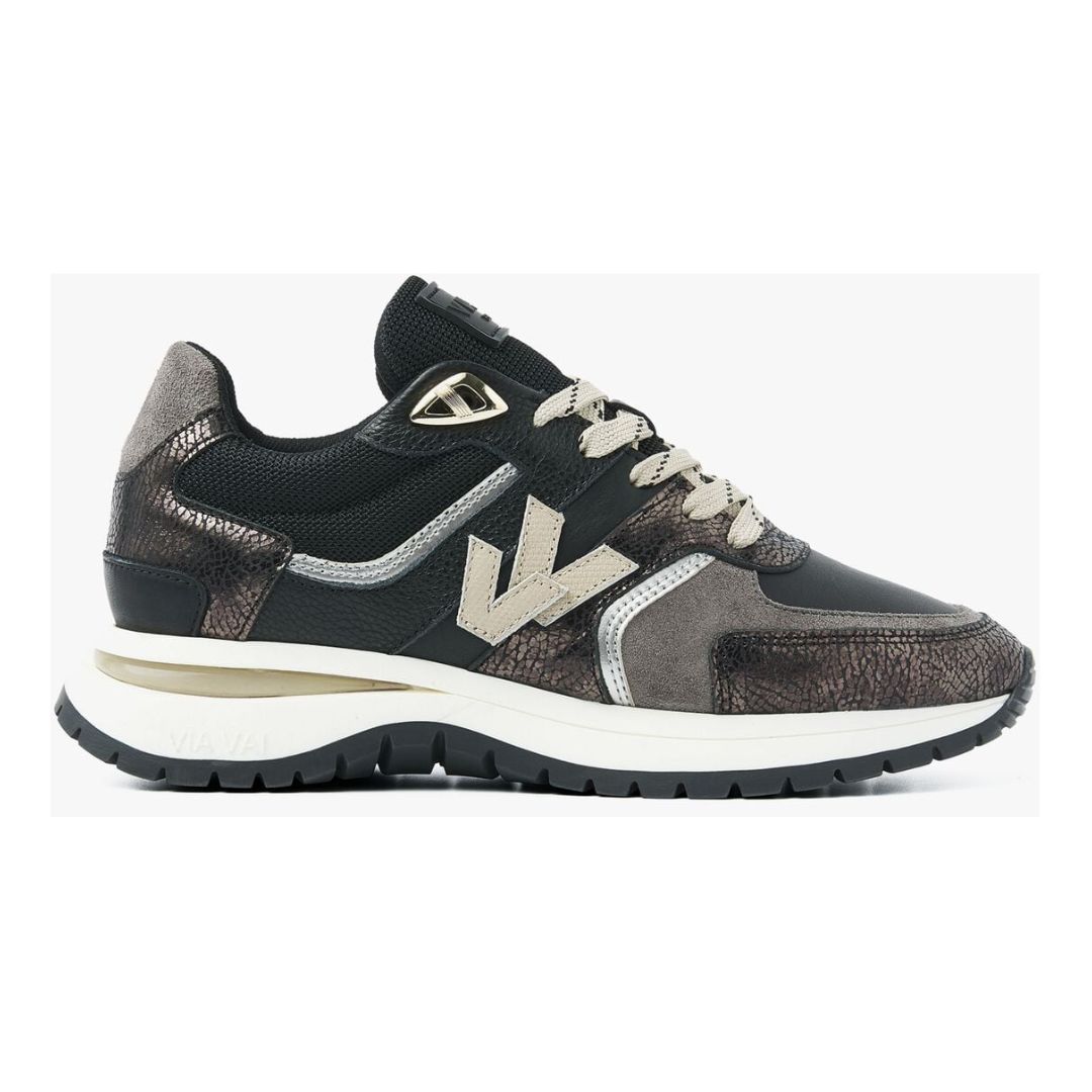 Via Vai zwart Usher Davina dames sneaker