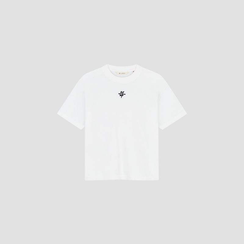 Olaf Monogram Regular Tee Optical White