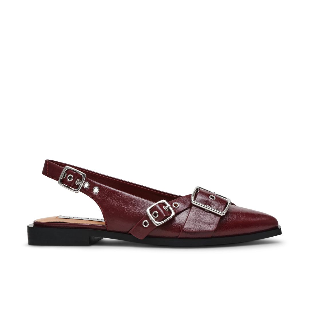Steve Madden bordo lak Grezly dames slingback, Maat: 36
