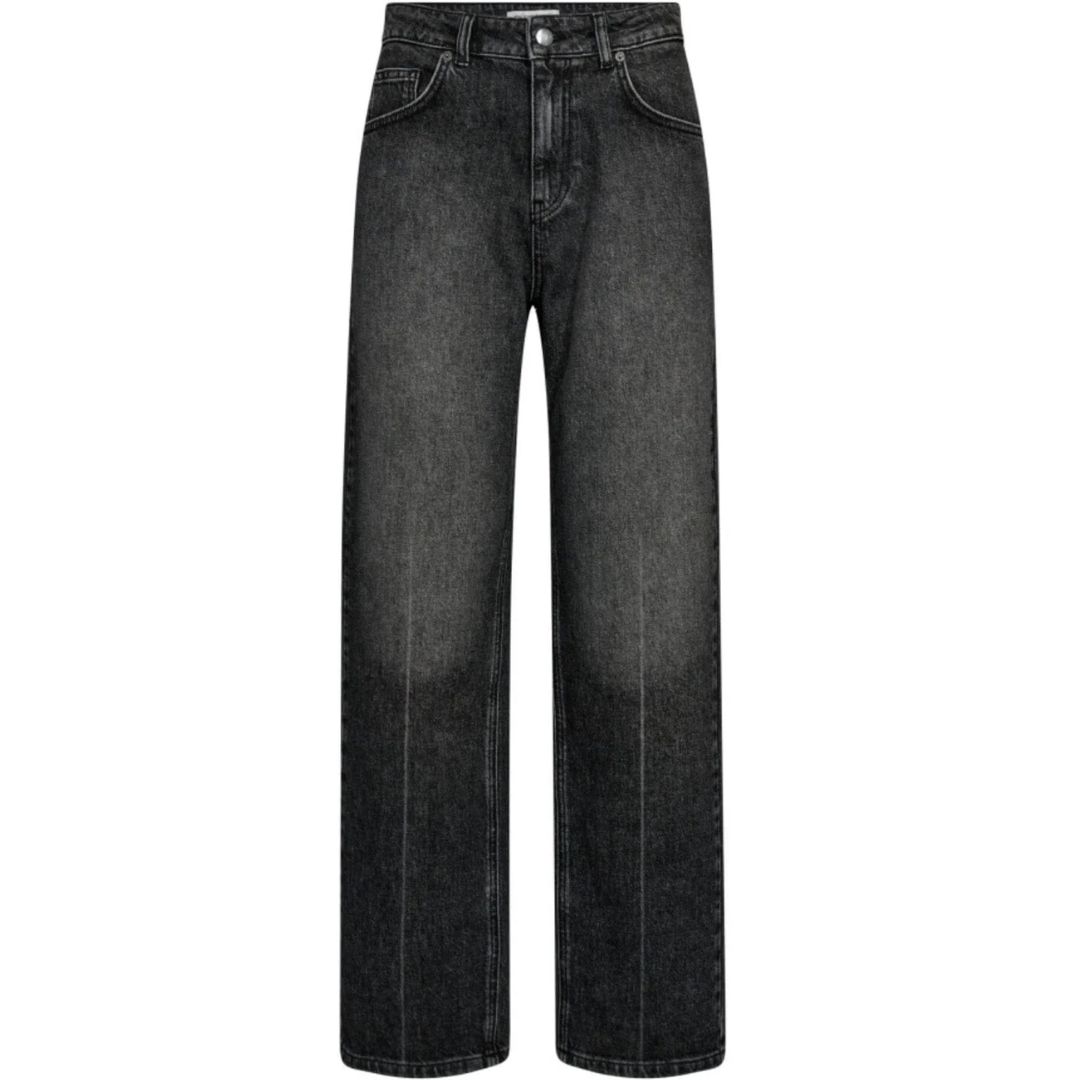 Co&#39;couture donkergrijs FemmeCC Straight dames jeans