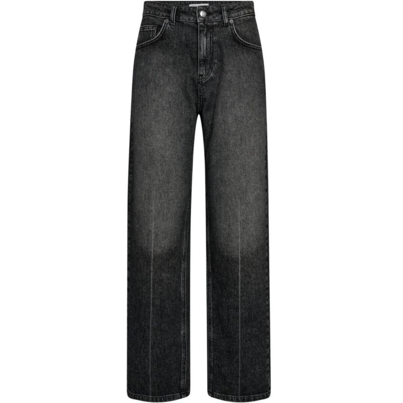 Co&#39;couture donkergrijs FemmeCC Straight dames jeans