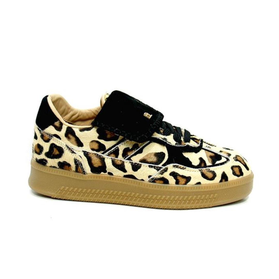 Babouche leopard Ira dames sneaker, Maat: 36