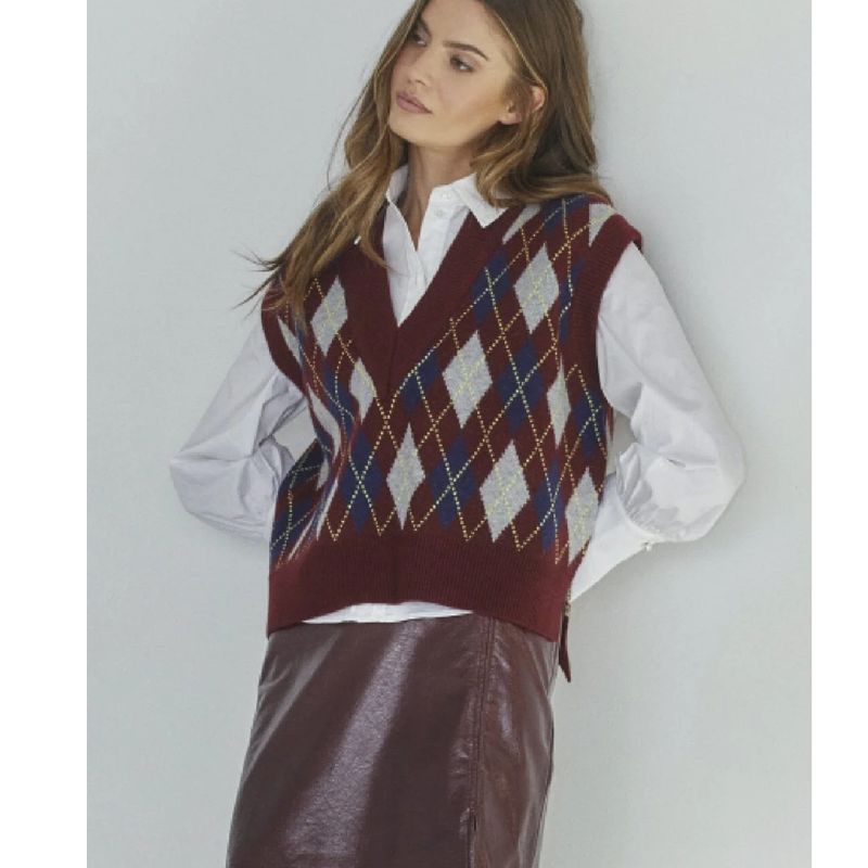 Co&#39;Couture bordeaux PosyCC dames skirt