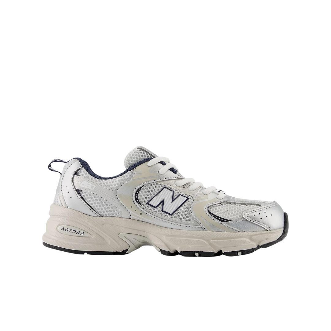 New Balance zilver blauw GR530 kids sneaker, Maat: 36