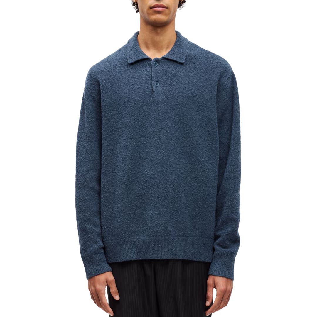 Samsoe Samsoe blauw Sanino heren polo 15179