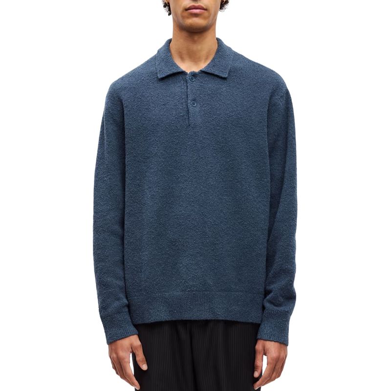 Samsoe Samsoe blauw Sanino heren polo 15179