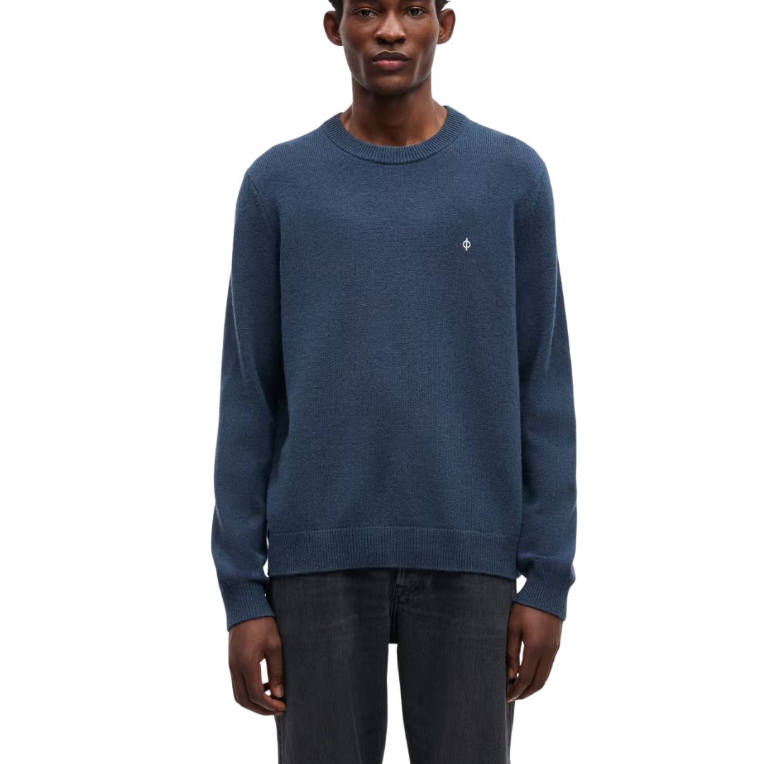 Samsoe Samsoe blauw Sapatrik heren sweater 132