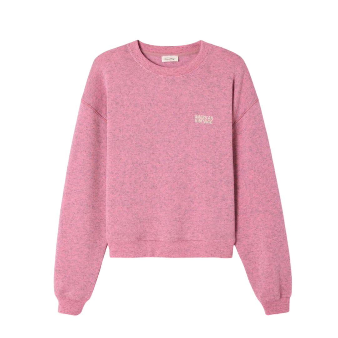 American Vintage rose Evona dames sweater, Maat: S