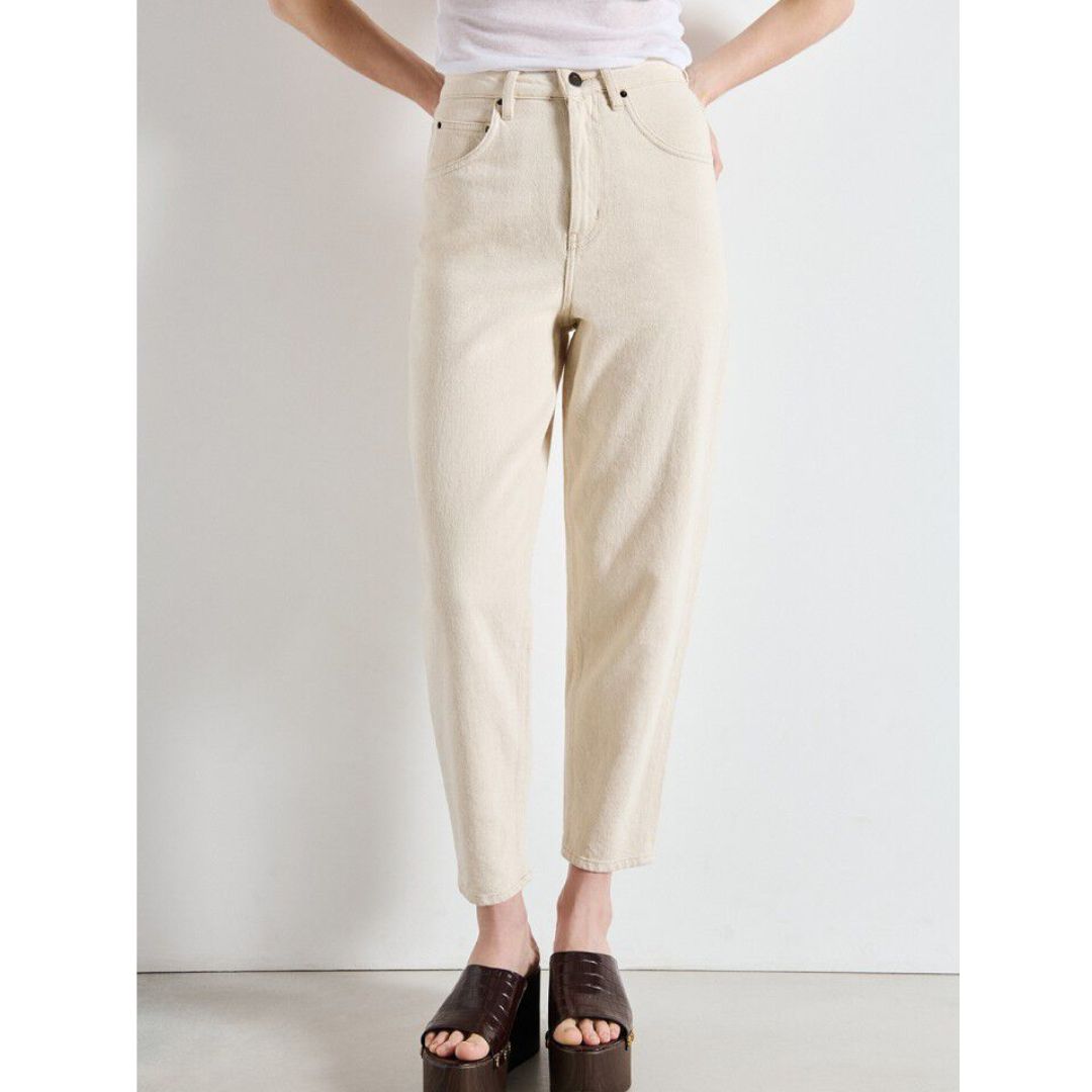 American Vintage beige Tineborow dames jeans, Maat: 25/30