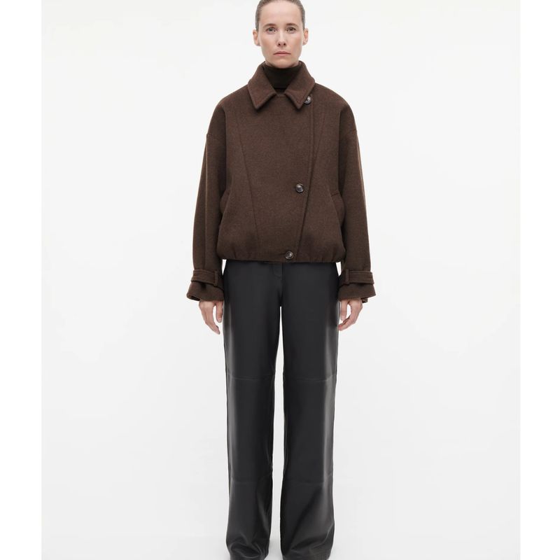 Studio AR bruin Silas Wool blend dames Jacket