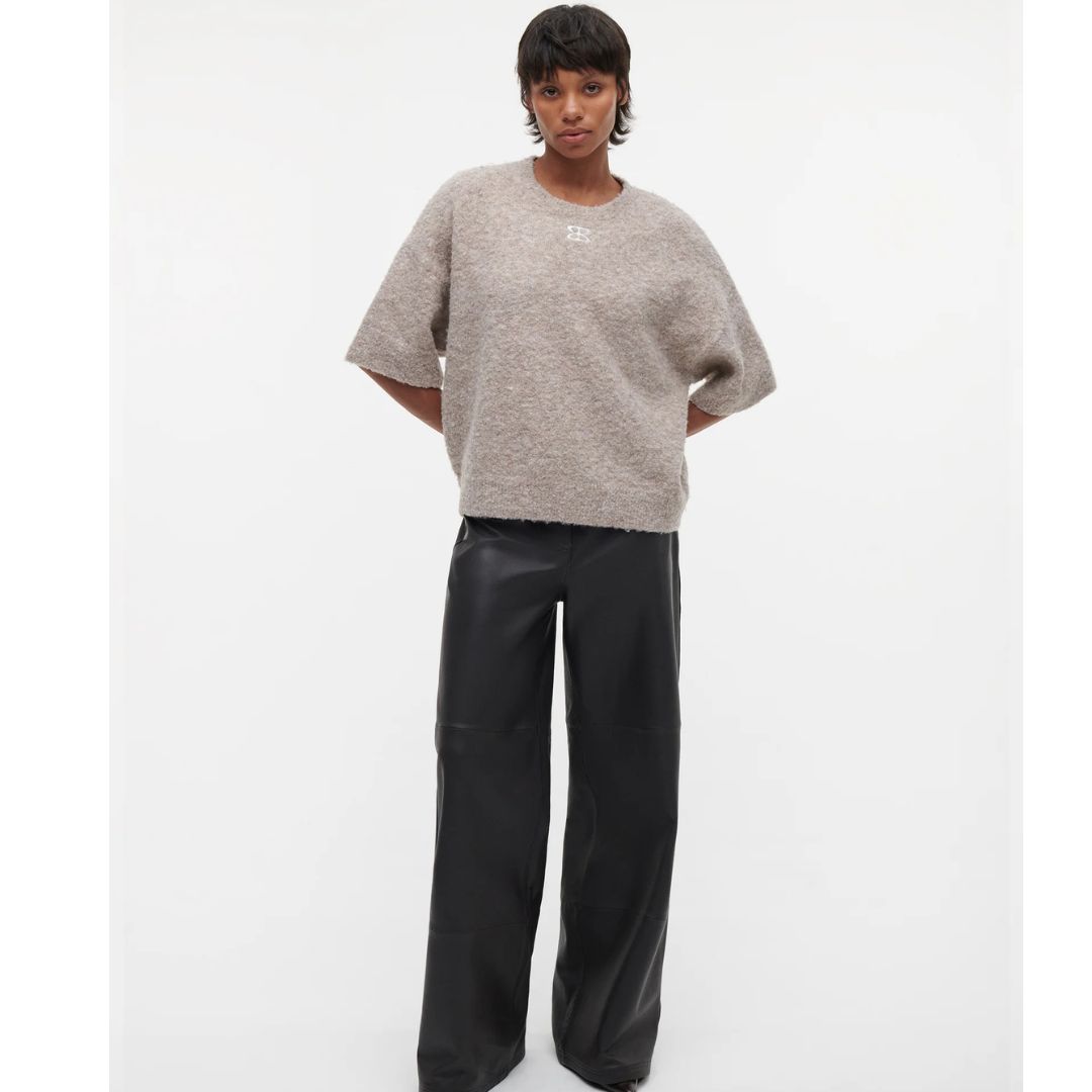Studio AR taupe Jessica Boucle dames Knit