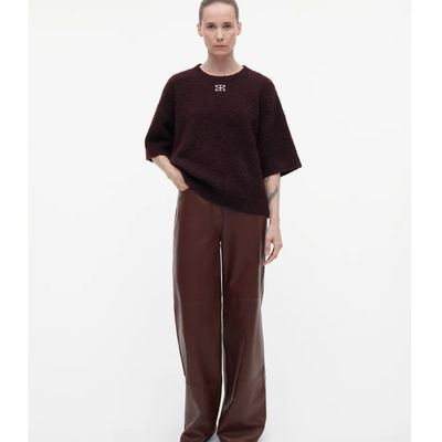 Studio AR bordeaux Jessica Boucle dames Knit