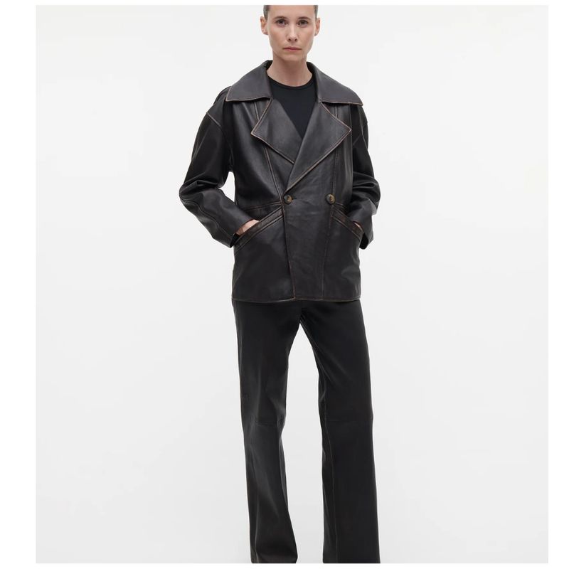 Studio AR bruin Emma vintage leather dames jacket