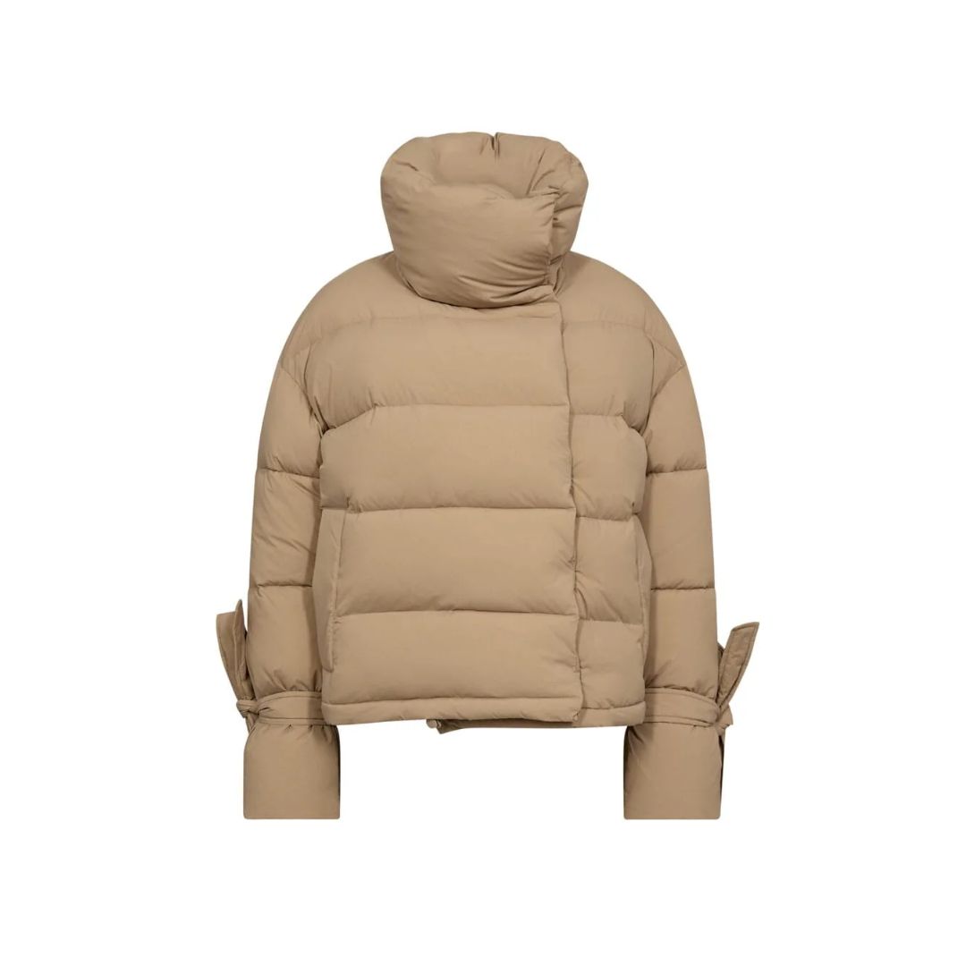 Co&#39;Couture taupe MeganCC crop dames puffer Jacket