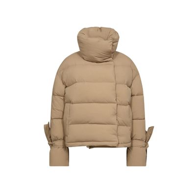 Co&#39;Couture taupe MeganCC crop dames puffer Jacket