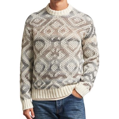NN07 ivory multi Brady 60024 heren knitwear