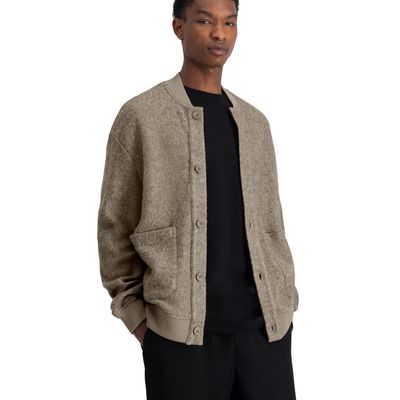 Law of the Sea taupe Kata heren bomber jacket