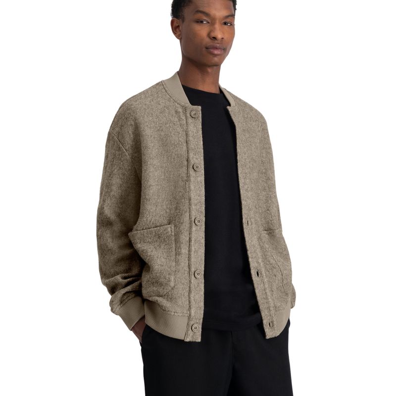 Law of the Sea taupe Kata heren bomber jacket