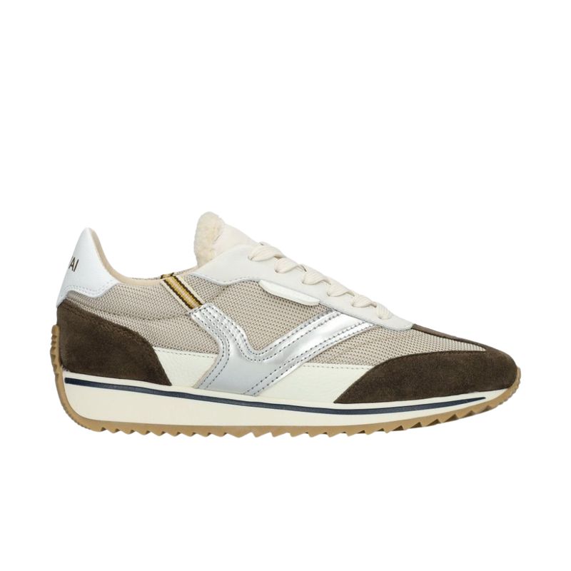Via Vai beige bruin Mikki Natalia dames sneaker