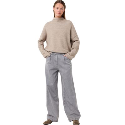Knit-ted taupe kim dames pullover