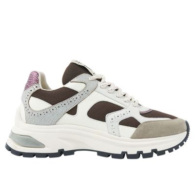 Via Vai grijs combi Liz Curtis dames sneaker