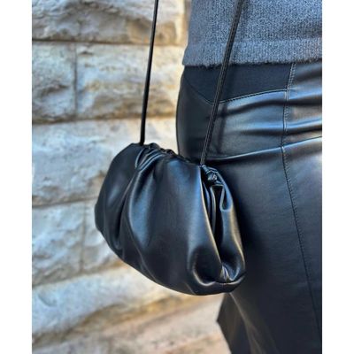 Bow 19 zwart dames Dumpling tas