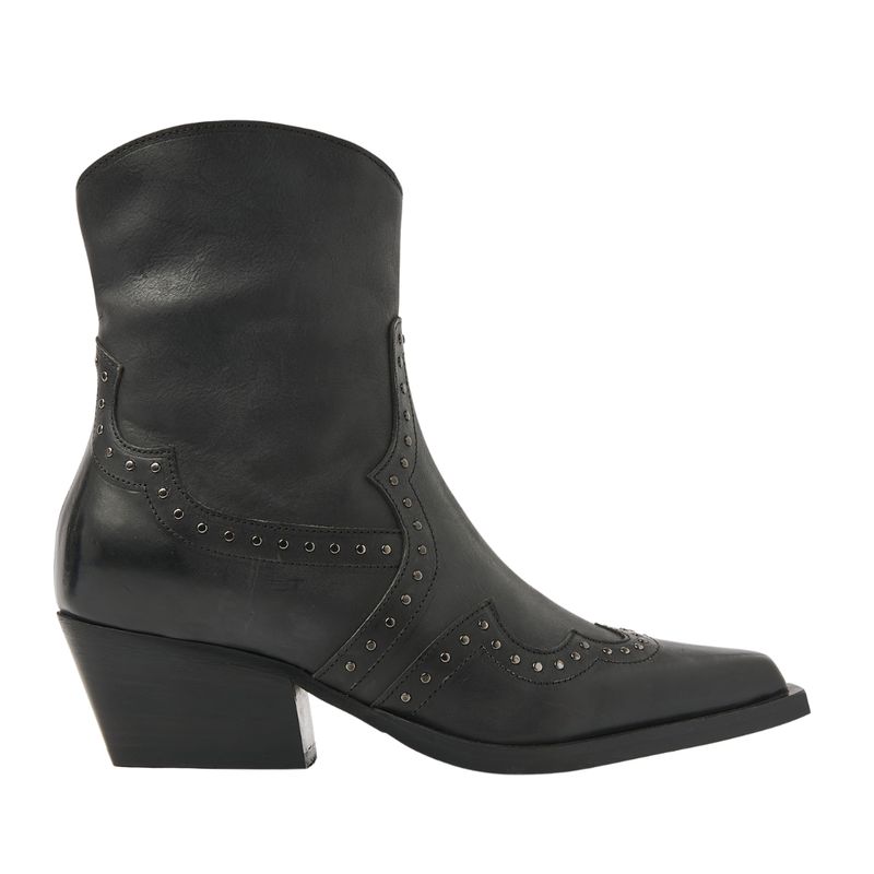 Via Vai zwart studs Do Felix dames enkellaarsje