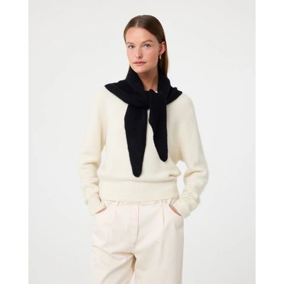 Knit-ted zwart Tricja dames scarf