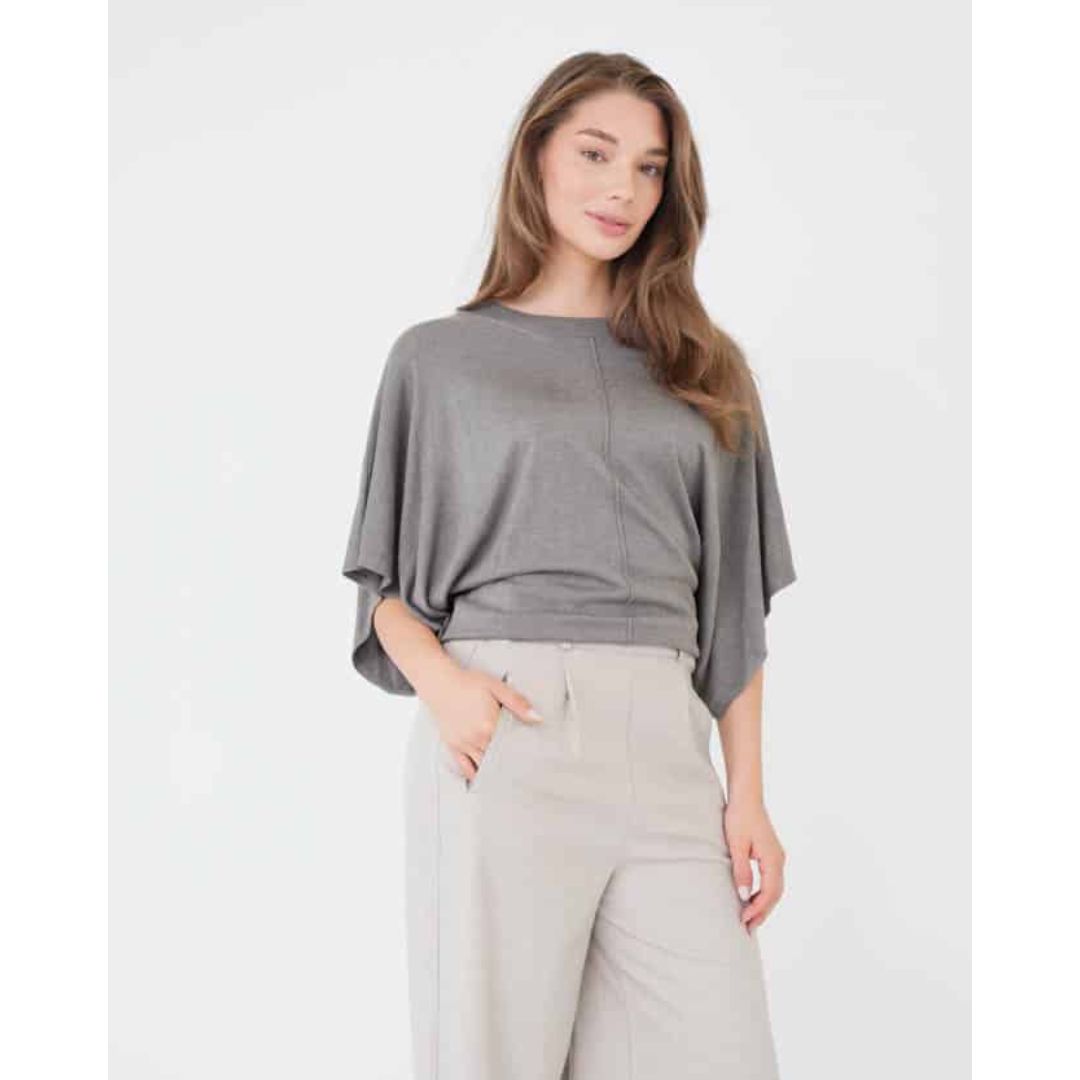 Est&#39;Seven taupe Suzette Nolita dames tee