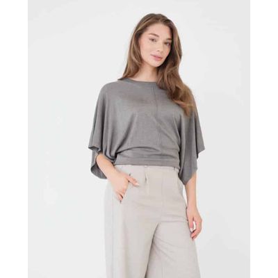 Est&#39;Seven taupe Suzette Nolita dames tee
