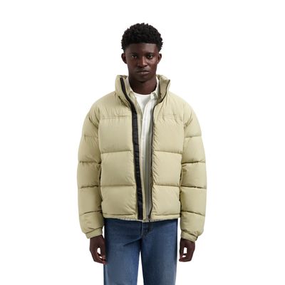 Olaf beige Matte Puffer heren Jacket