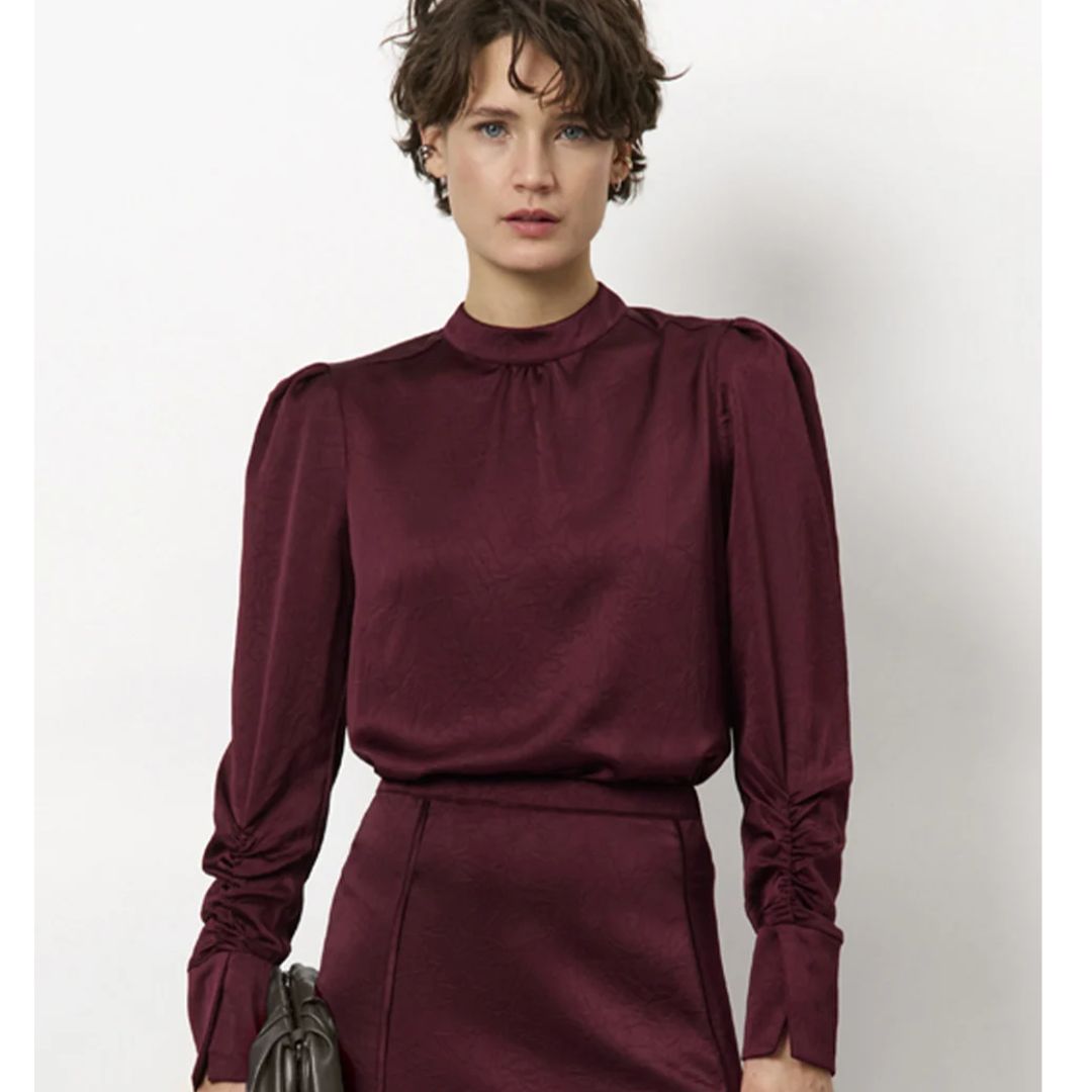 Dante 6 bordeaux Pristine turtle dames top