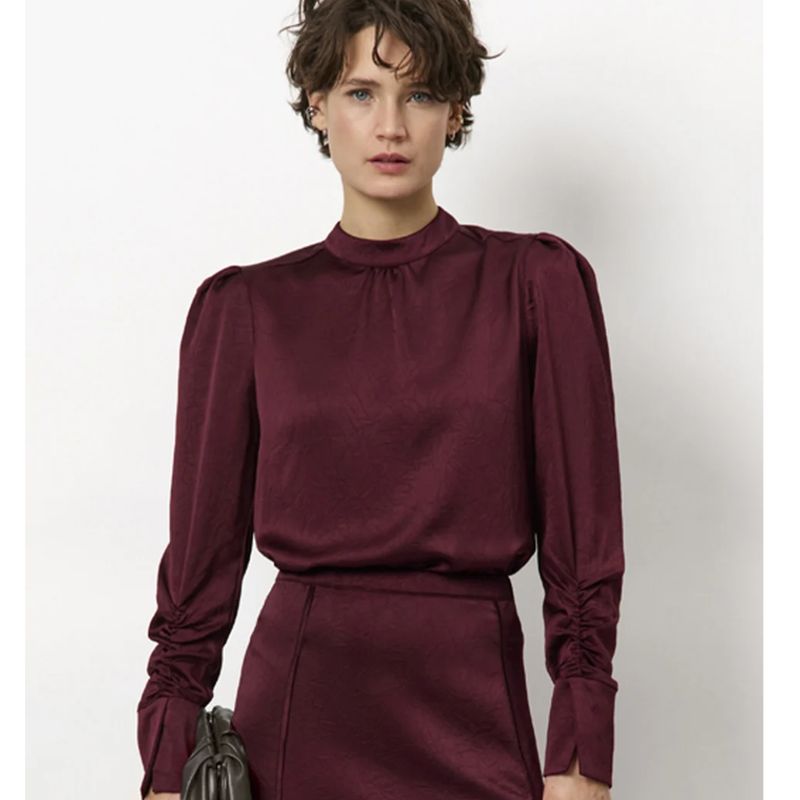 Dante 6 bordeaux Pristine turtle dames top