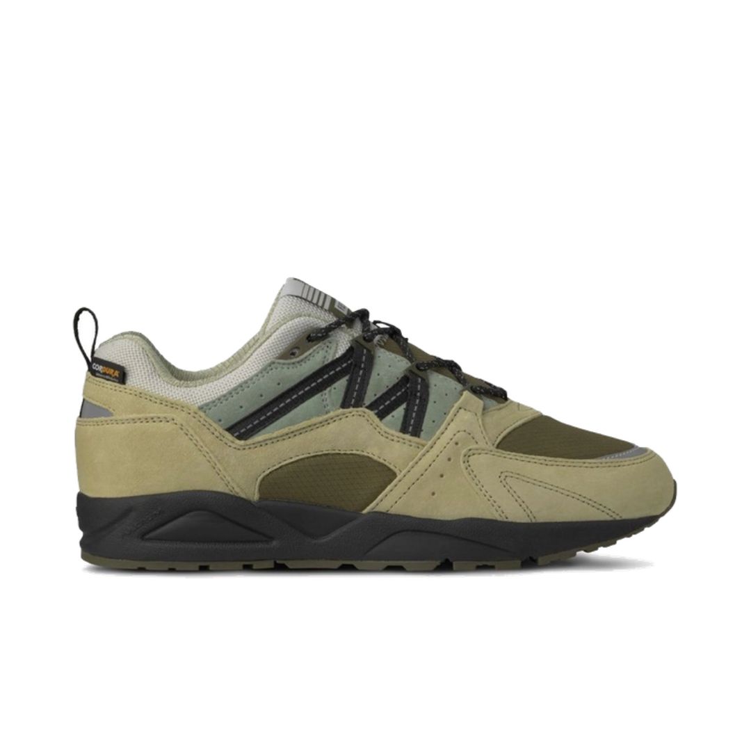Karhu pale olive green jet black Fusion 2.0 heren sneaker
