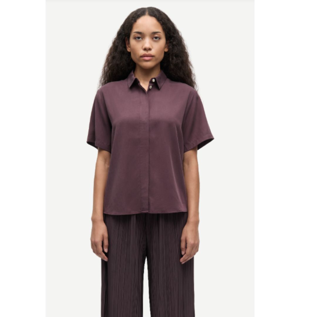 Samsoe Samsoe fudge Mina ss dames shirt 14028