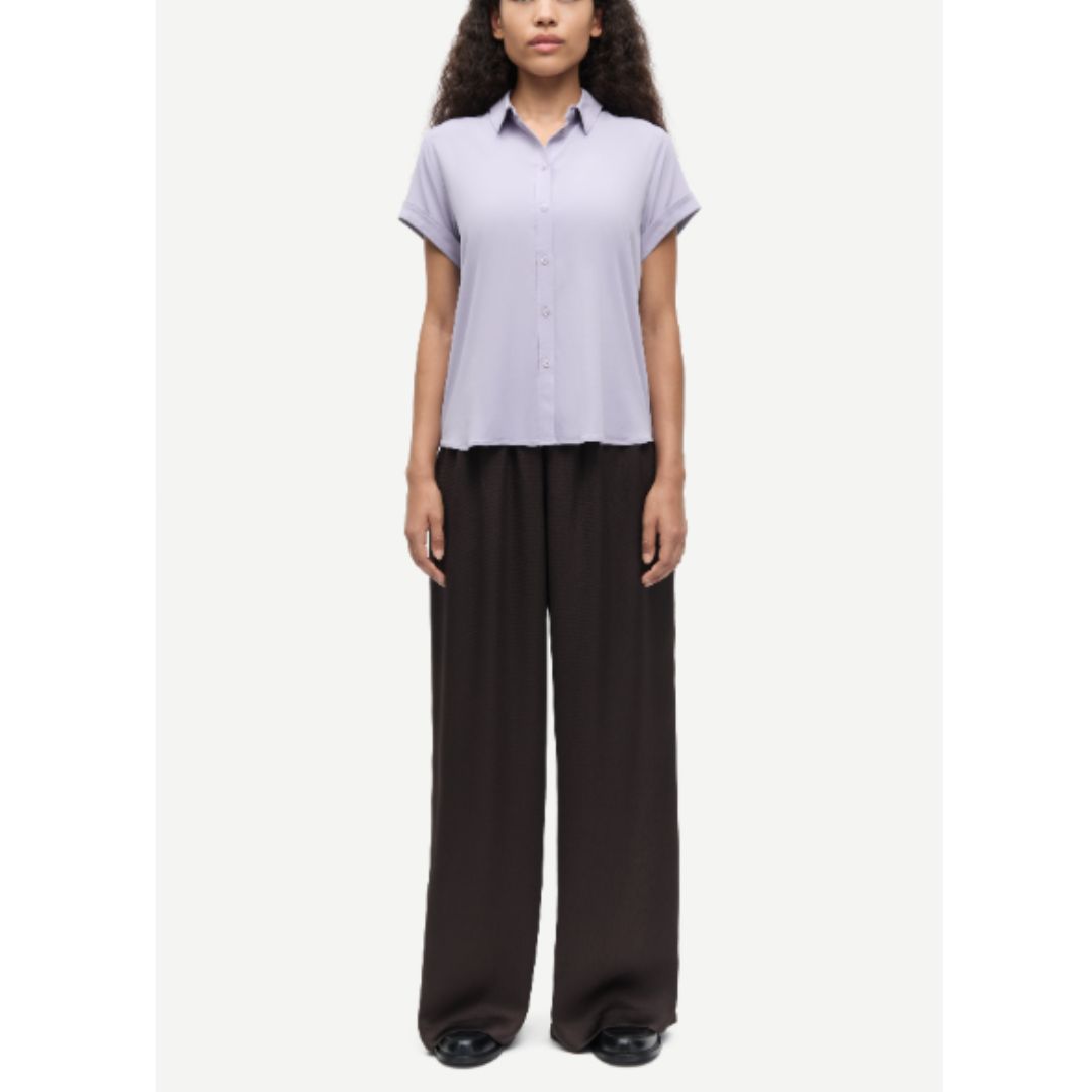 Samsoe Samsoe black coffee Sahelena dames trousers 12959, Maat: XS