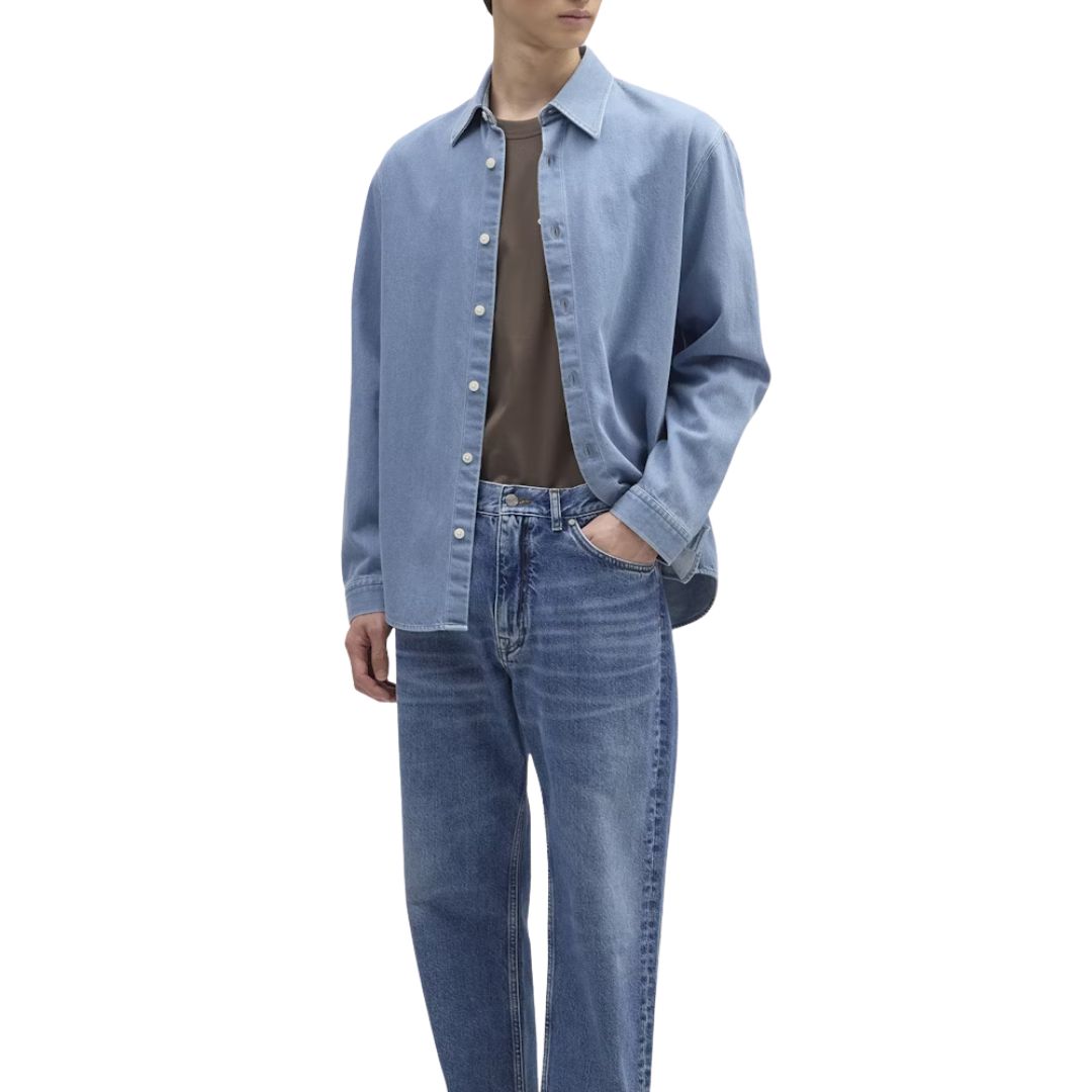 NN07 Blue Denim Casper 50033 heren, Maat: S