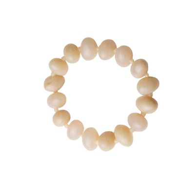 Bow 19 cream Arta Bead Bracelet