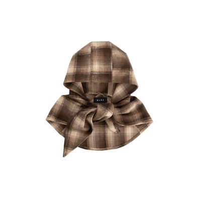 Olaf Checked Hooded dames Scarf