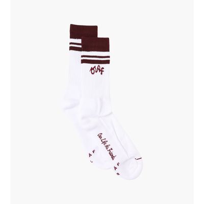 Olaf Optical White Varsity Socks