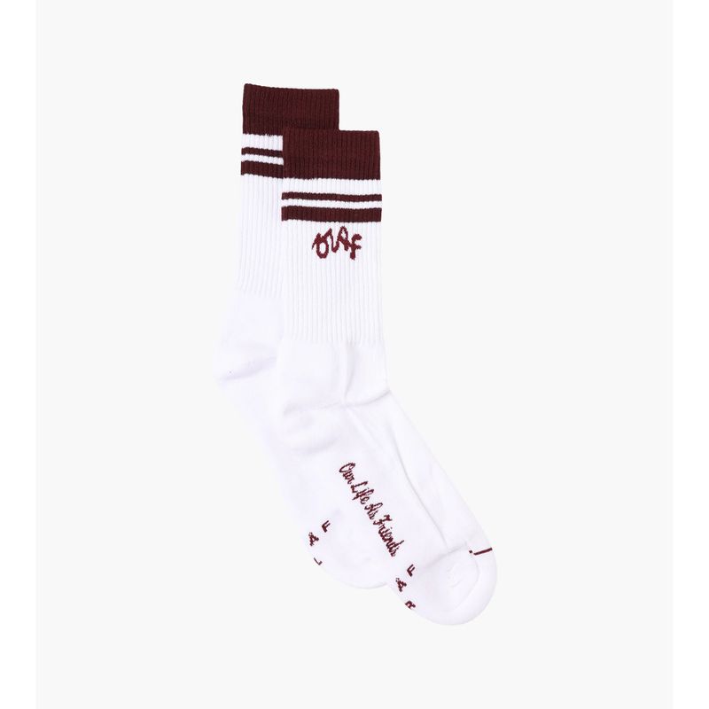 Olaf Optical White Varsity Socks