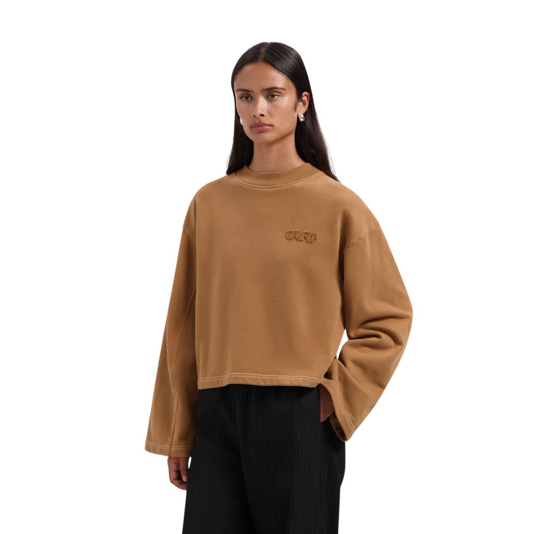 Olaf Foxtrot Contrast Retro Logo dames Crewneck