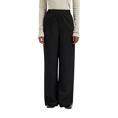 Olaf black Textured Drapey dames Pant